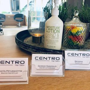 Nafnspjöld á afmælisverði