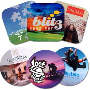 MM3523 Ferhyrndar og hringlóttar glasamottur