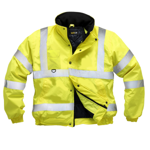 MMHV002Y3XL Kuldajakki, neon með endurskini