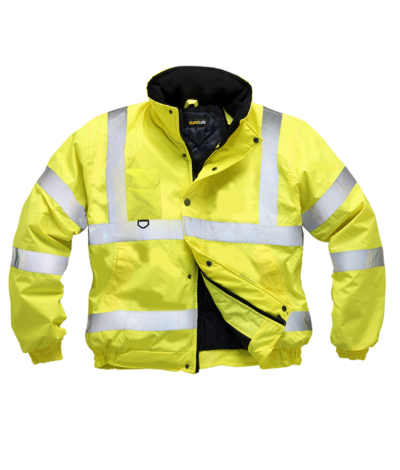 MMHV002Y3XL Kuldajakki, neon með endurskini