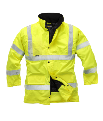 MMHV003 Parka kuldaúlpa, neon með endurskini