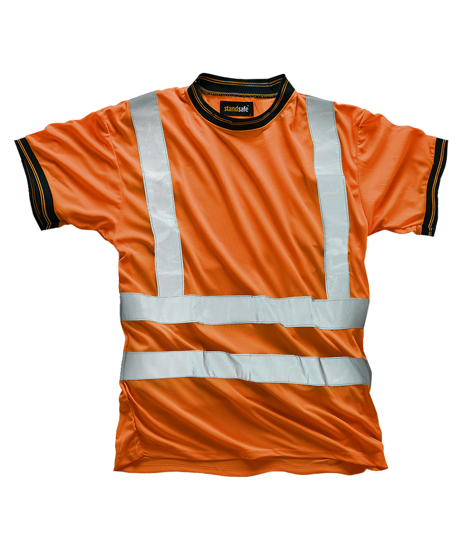 MMHV007 T-bolur, neon með endurskini - Image 2