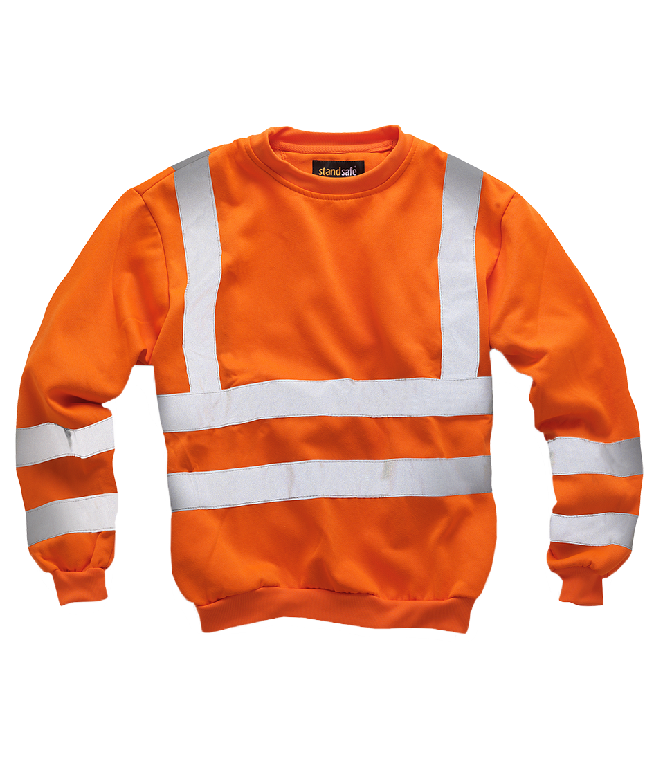 MMHV009 Háskólabolur, neon með endurskini - Image 2