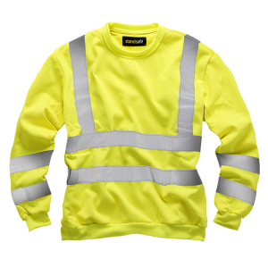 MMHV009 Háskólabolur, neon með endurskini