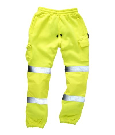 MMHV021 Jogging buxur m. endurskini gular og orange