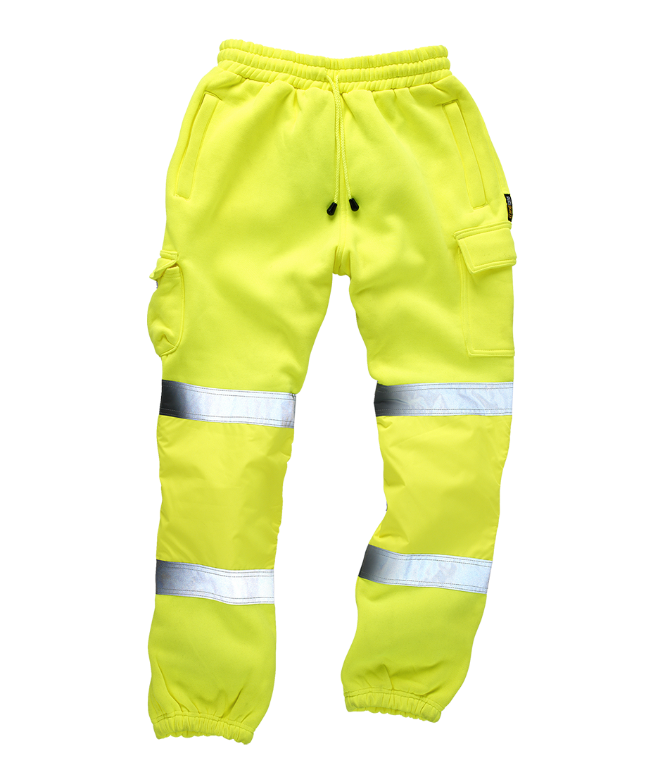 MMHV021 Jogging buxur m. endurskini gular og orange