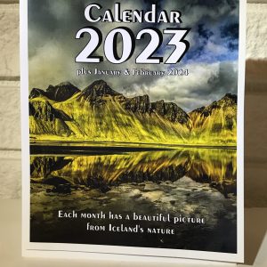 Calendar with pictures from Iceland's nature