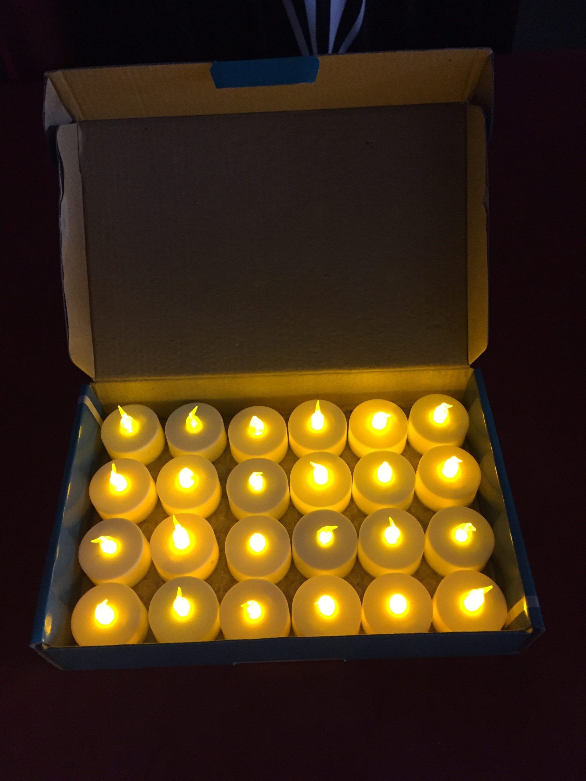 Sprittkerti, rafhlöðukerti 24 stk. í pakka MMPM-112