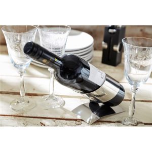 Vínstandur fyrir eina flösku - Stál MM0300557