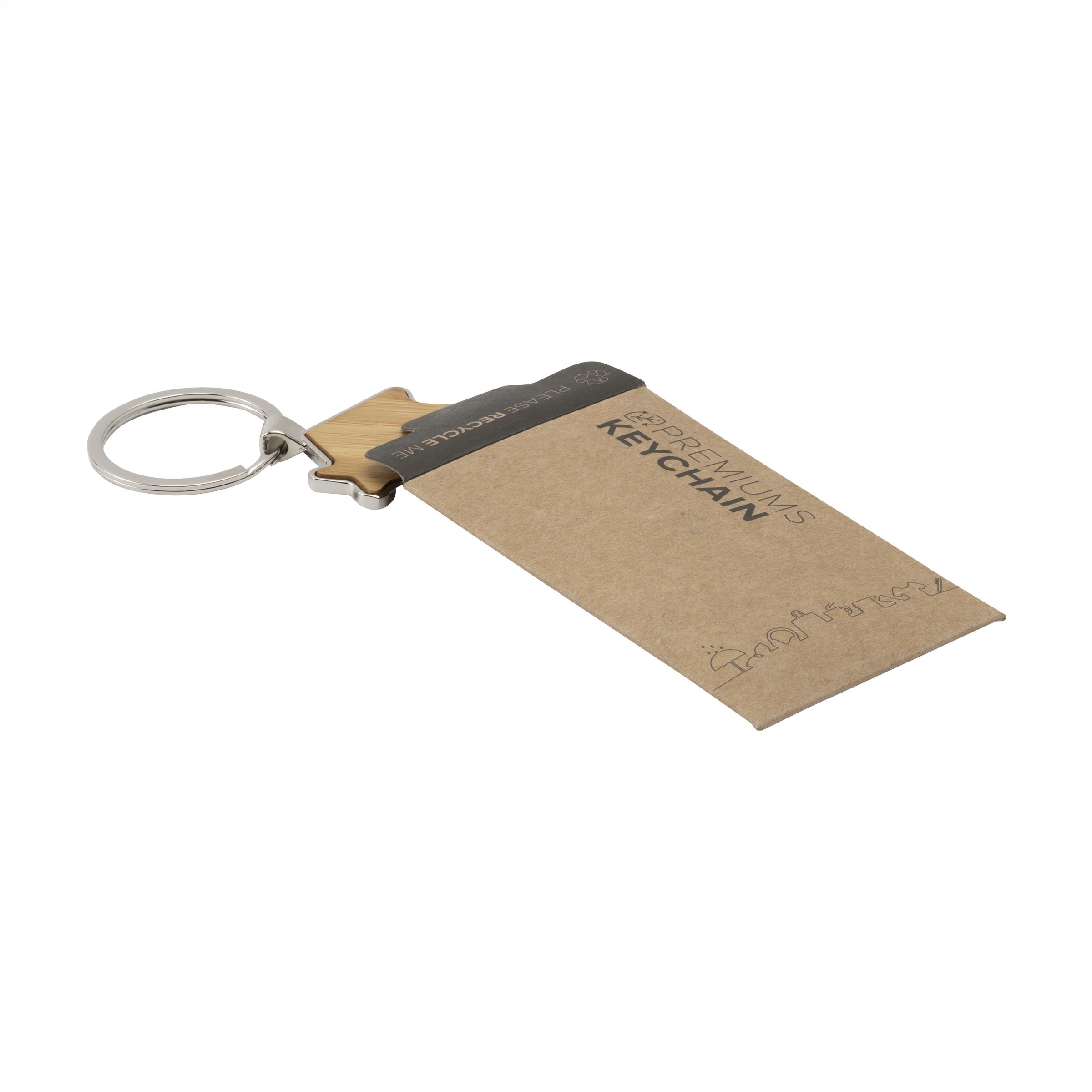 MM1364 Lyklakippa, (hús) bamboo og stál. - Image 3