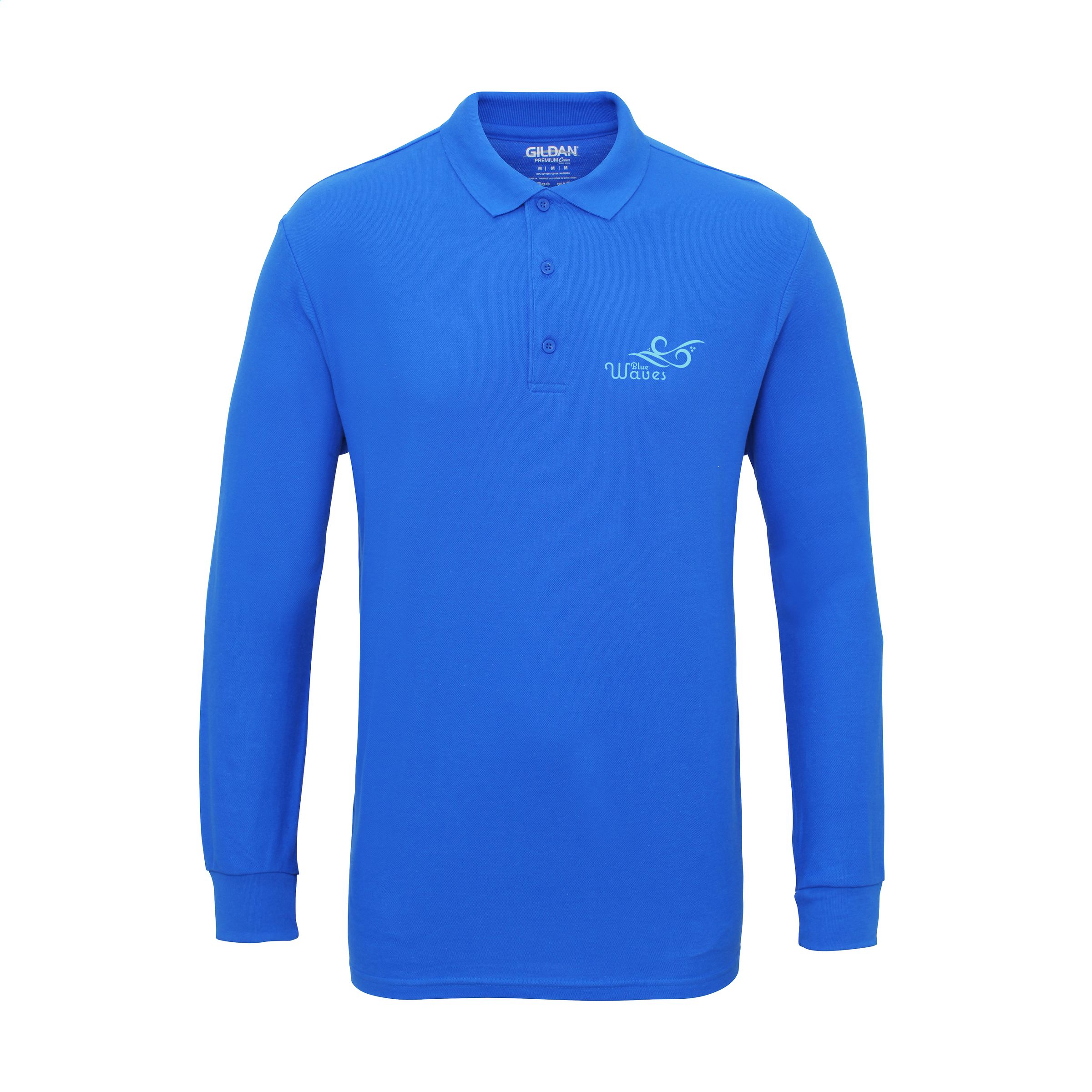 MM5105 Gildan Premium Longsleeve Polo men's polo shirt