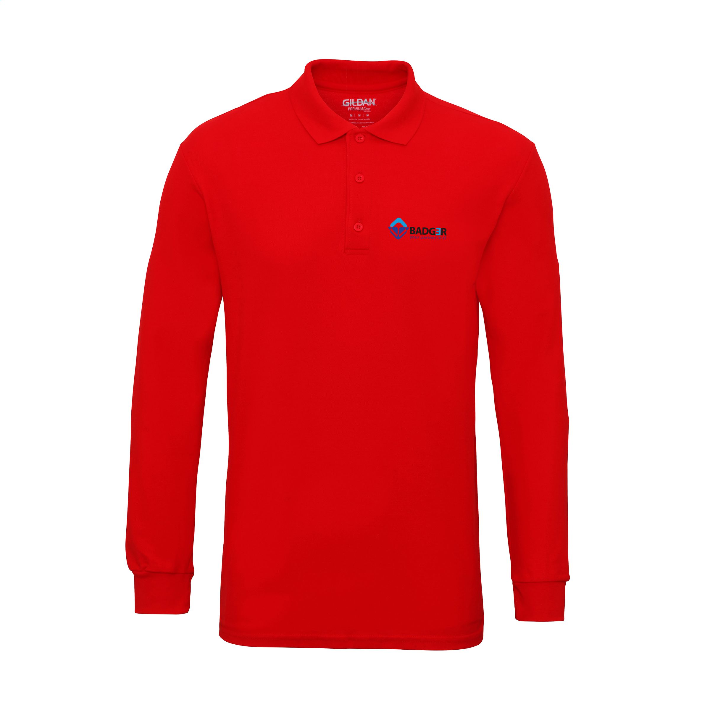 MM5105 Gildan Premium Longsleeve Polo men's polo shirt - Image 4