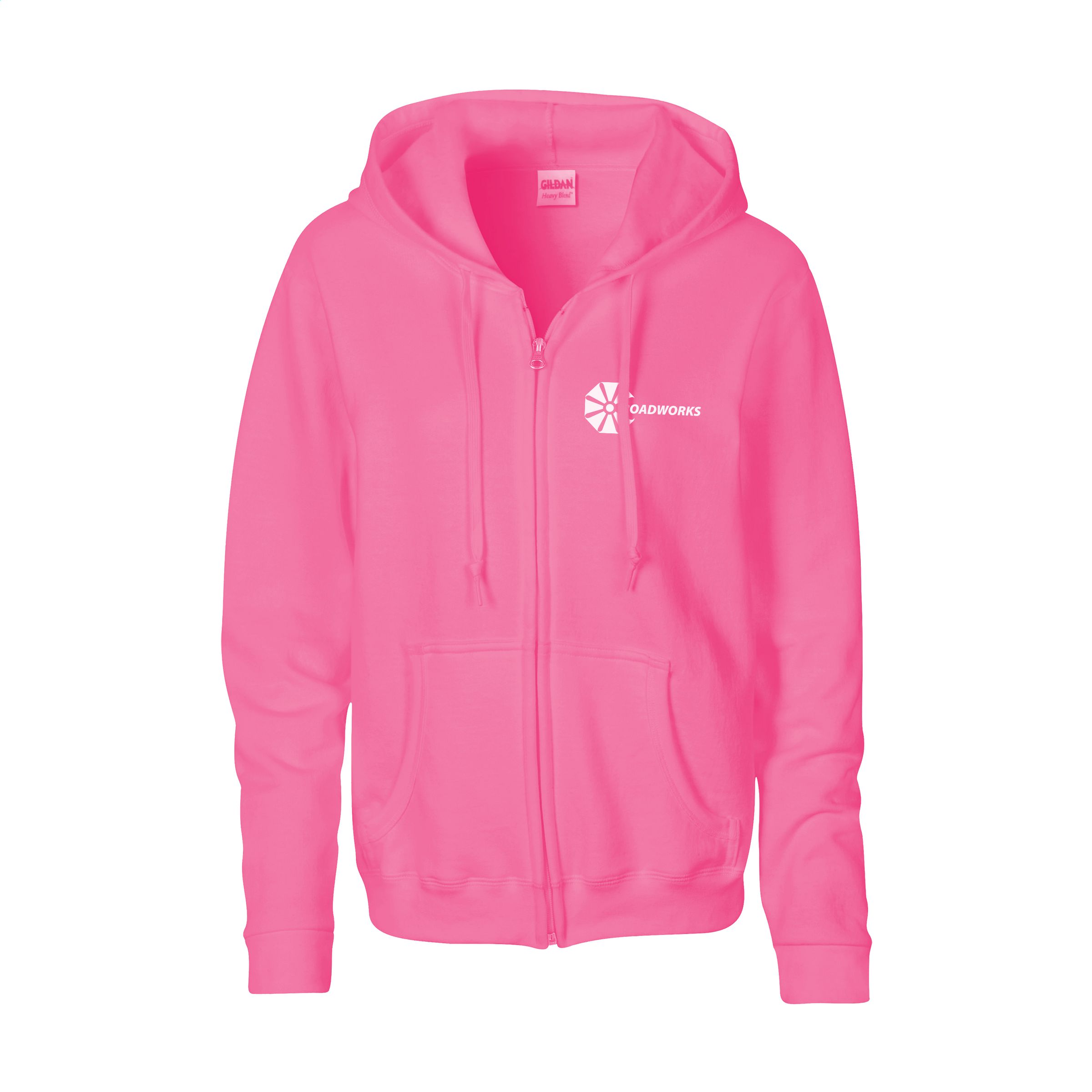 MM7015 Gildan Heavyblend Hooded Full-Zip Sweater kvenmannsjakki