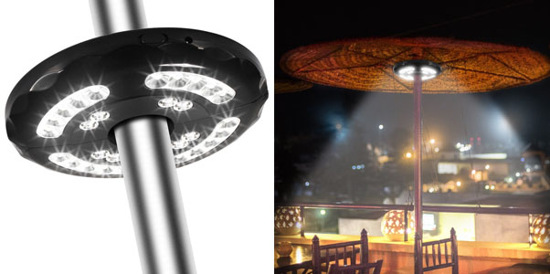 LED ljós undir sólhlífina. MMMFUCH6 - Image 9