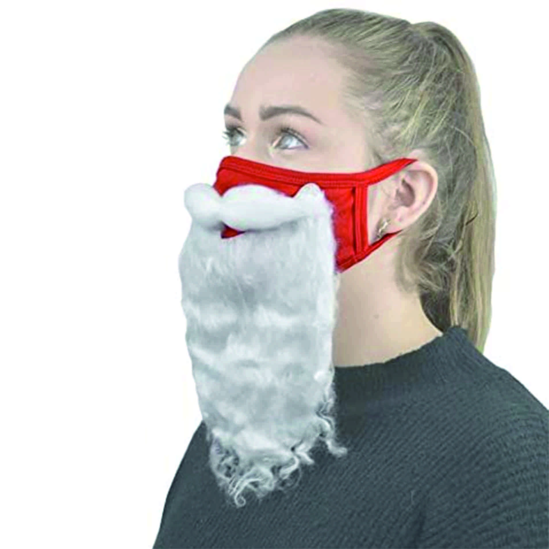 MMPGSB-01 Jólagríma með skeggi, filter og nefhlíf - Image 3