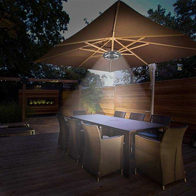 LED ljós undir sólhlífina. MMMFUCH6 - Image 5