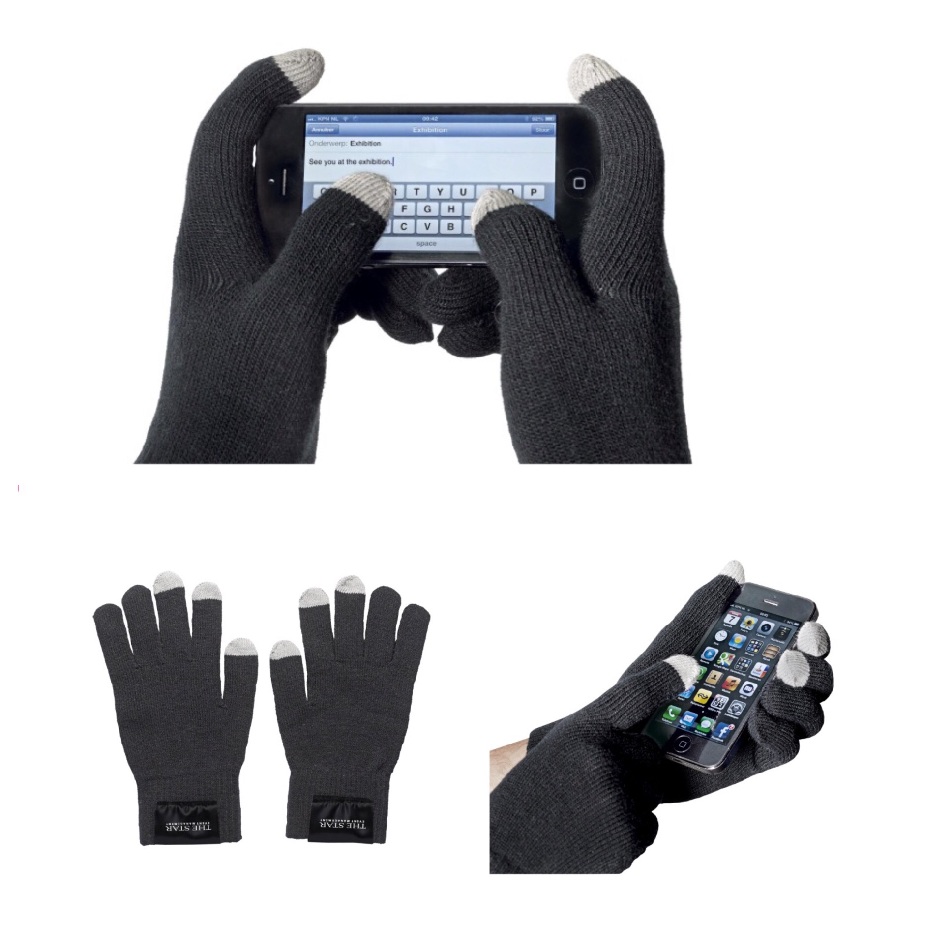 Vettlingar f. Snjallsíma