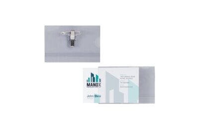 MM1014.04 Plast nafnamerki 9 x 6cm. 50 stk í pakka