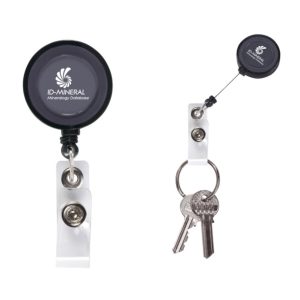 Beltisklemma fyrir nafnspjöld/lykla