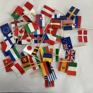 Snittupinnafánar...100 stk. í pakka