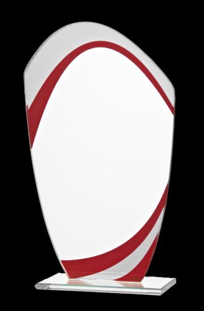 MMW553.08 Glerverðlaun rautt 21cm