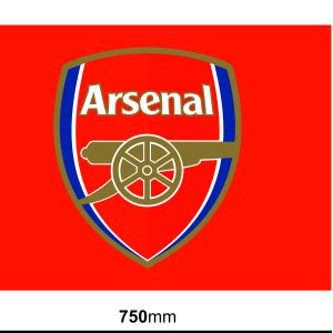 Arsenal 54x75cm með bandlykkjufestingu.