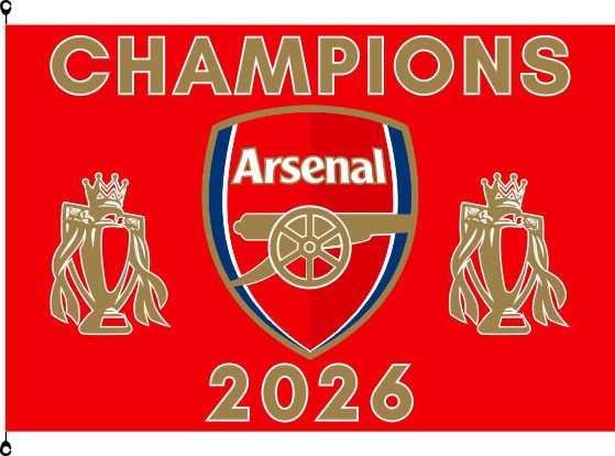 Arsenal Champions 2026 - 300x200cm